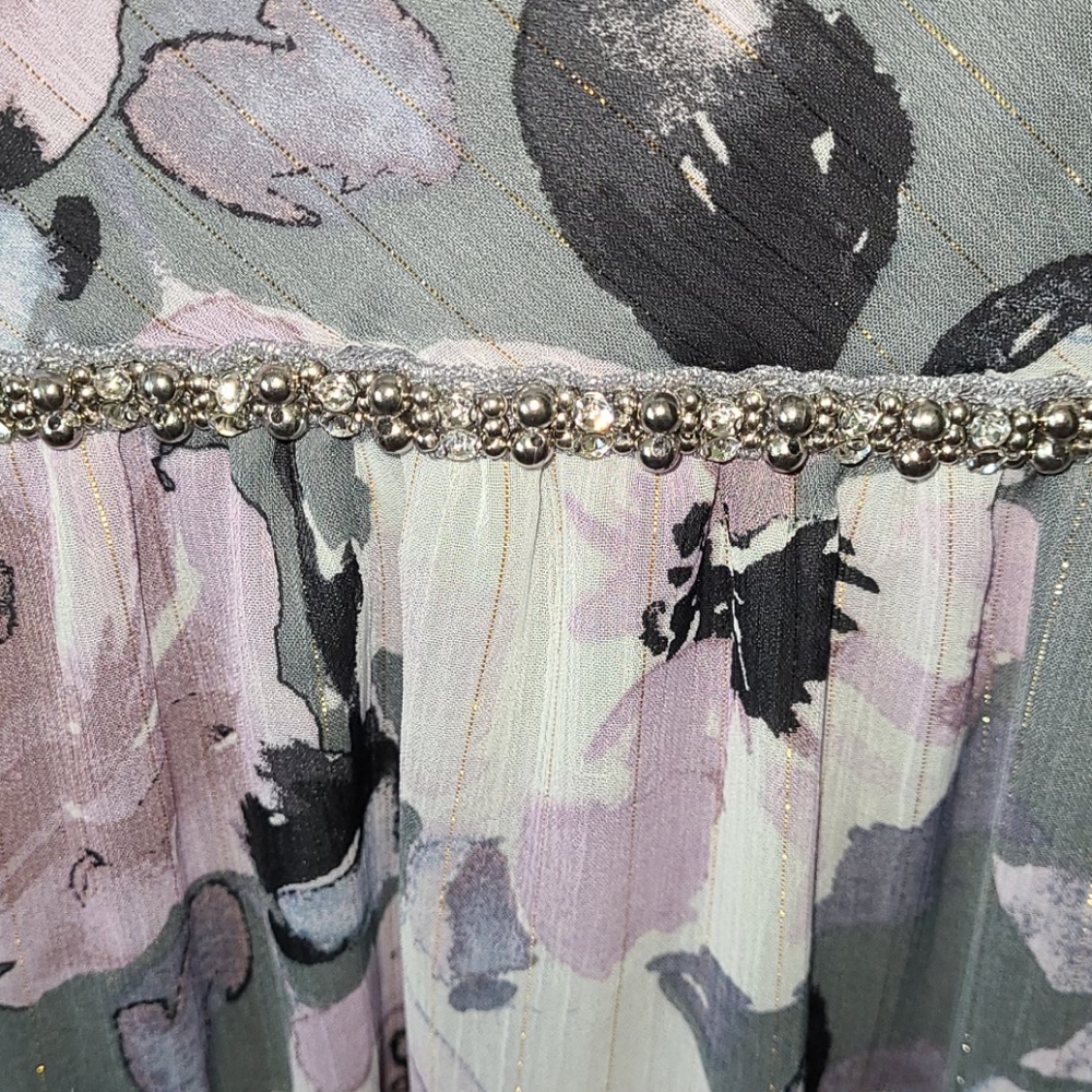 NWT 20 W SL Fashions Floral Maxi dress - Picture 3 of 10